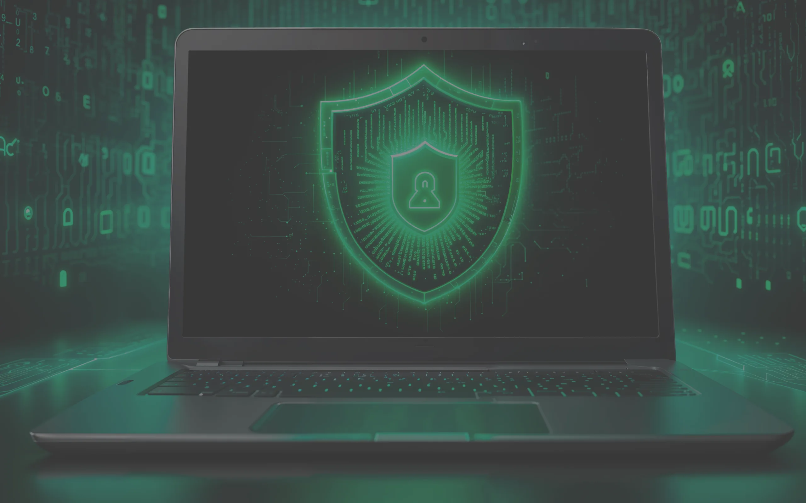 Laptop con protección Bitdefender GravityZone